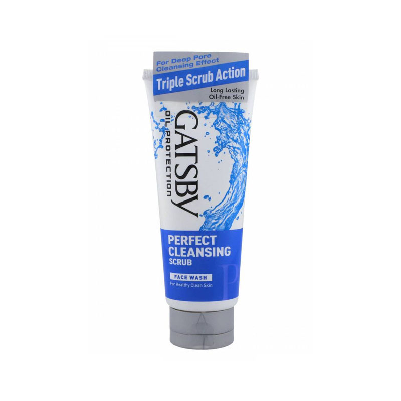 GATSBY FACE WASH PERFECT CLEANSING SCRUB 120GM
