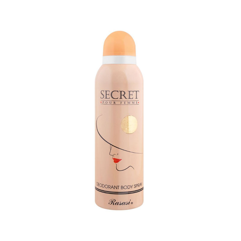 RASASI BODY SPRAY WOMEN SECRET POUR FEMME 200ML