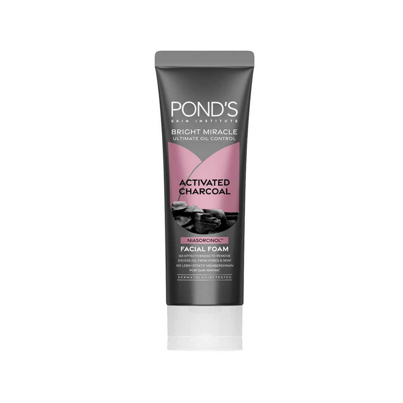 PONDS FACIAL FOAM ACTIVATED CHARCOAL 100GM