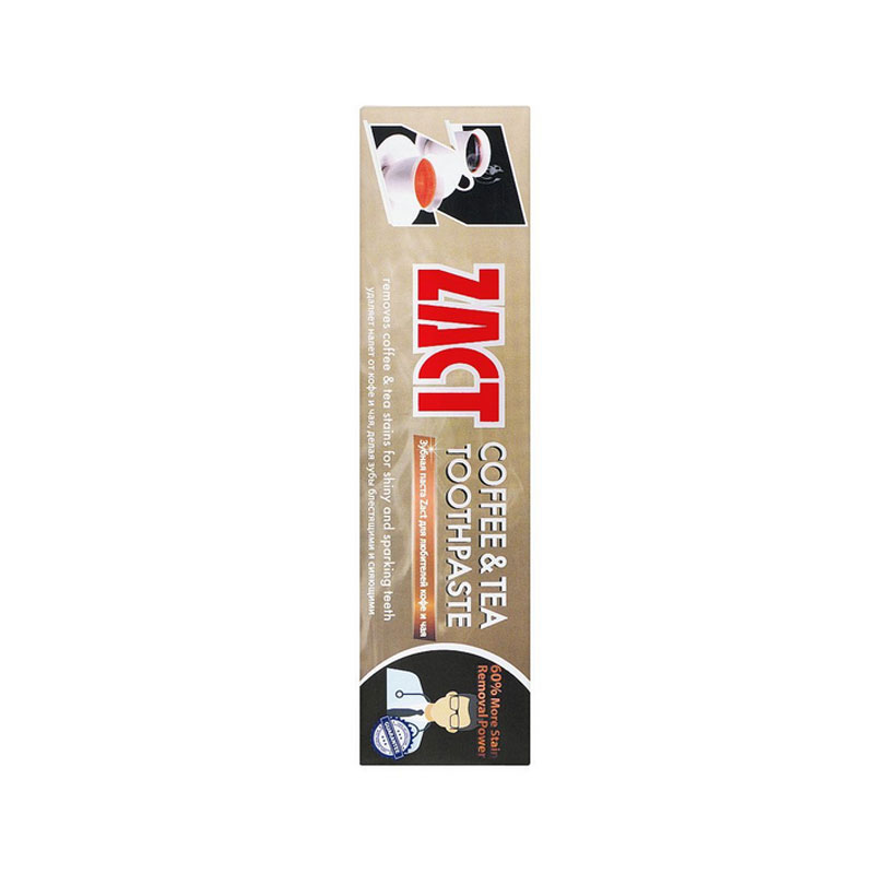ZACT TOOTH PASTE COFFEE & TEA 90GM