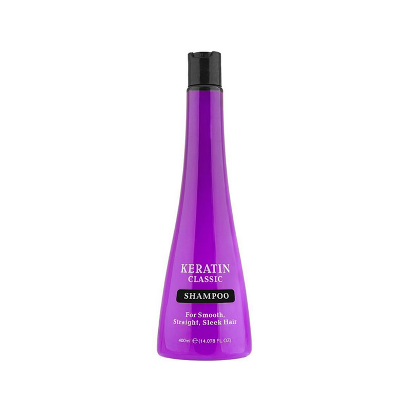 KERATIN CLASSIC FOR SMOOTH, STRAIGHT AND SLEEK HAIR SHAMPOO 400ML