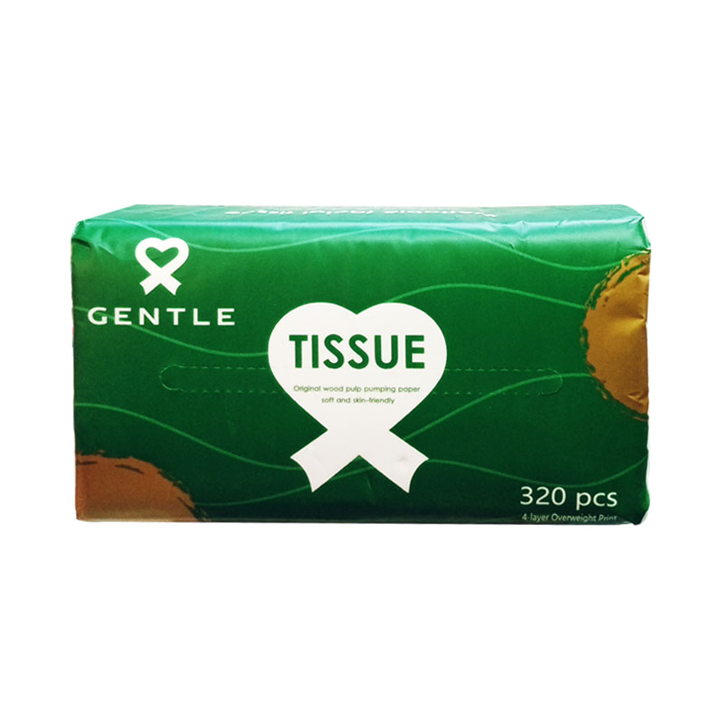 GENTLE TISSUE WETTABLE FACIAL SILK SOFT  320PCS B