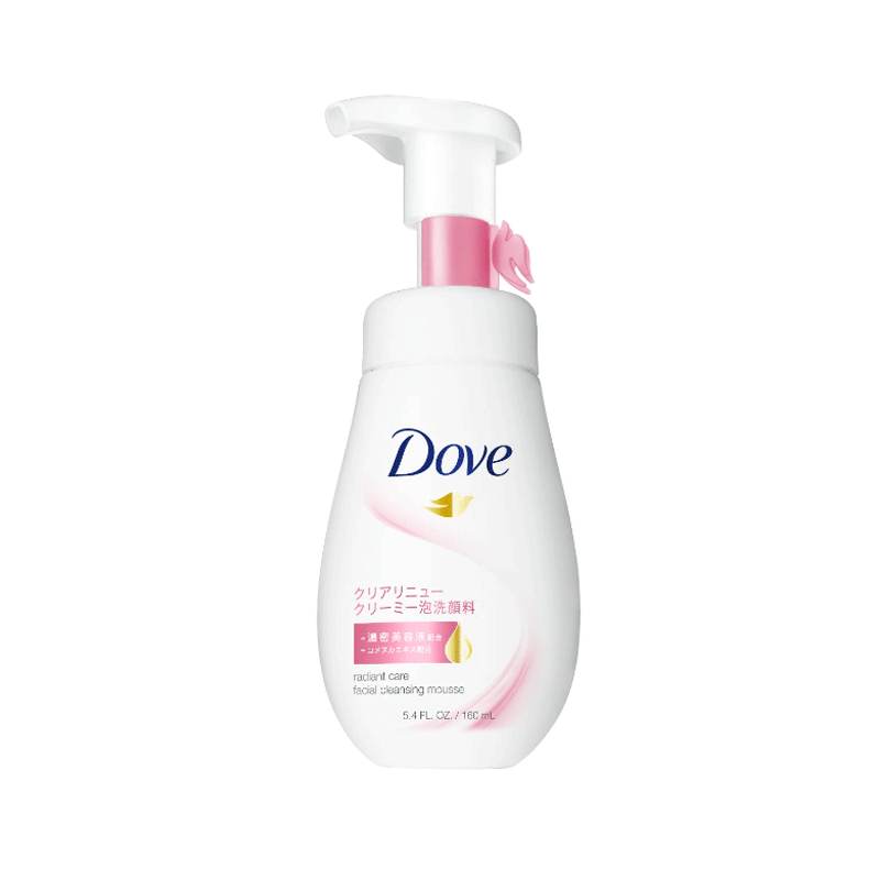 DOVE FACIAL CLEANSING MOUSSE RADIANT CARE 160ML IMP