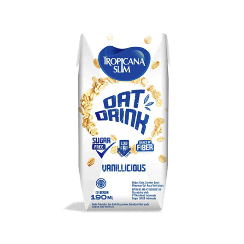 TROPICANA SLIM OAT DRINK SUGAR FREE 190ML