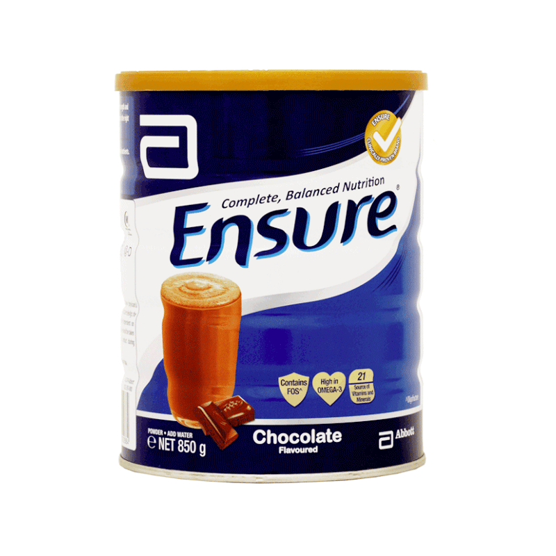 ENSURE MILK POWDER CHOCOLATE 850GM