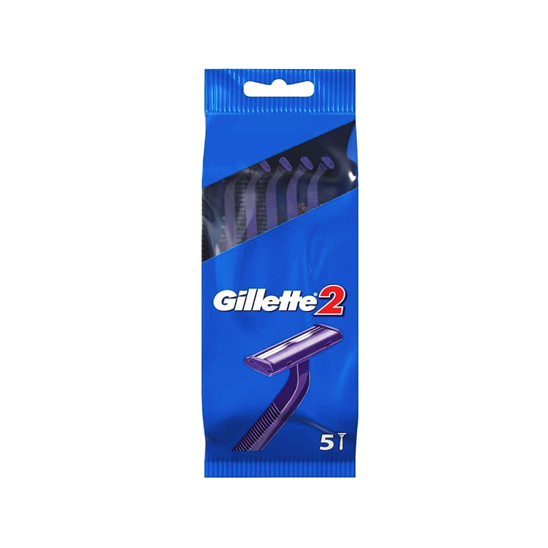 Buy gillette 2 razor 5's pouch at best price in Pakistan | Hydri Super ...