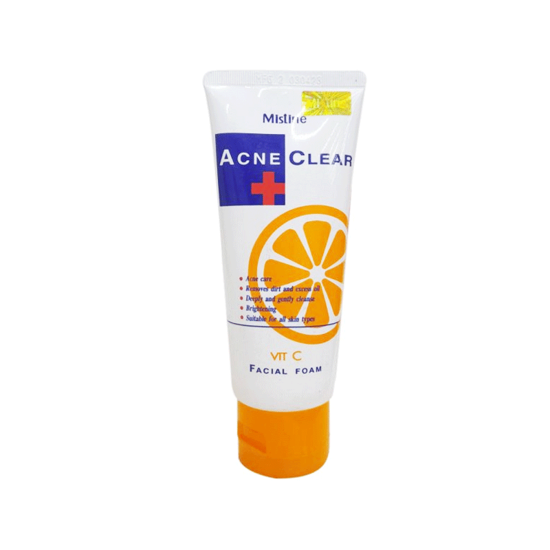 MISTLINE ACNE CLEAR FACIAL FOAM VITAMIN C 85GM
