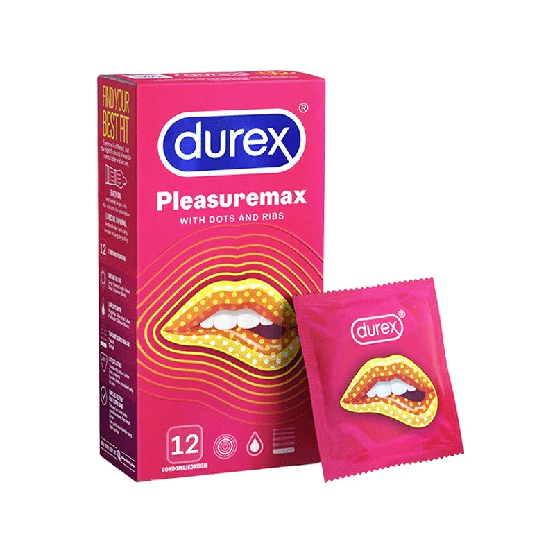 DUREX CONDOM PLEASURE MAX 12S