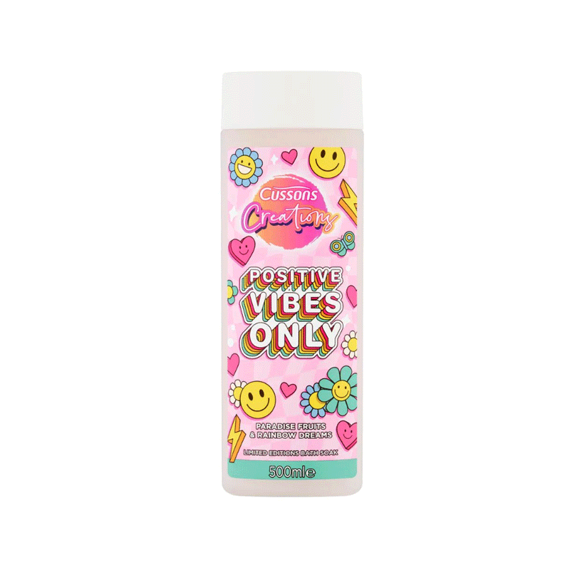CUSSONS BODY WASH POSITIVE VIBES ONLY 500ML