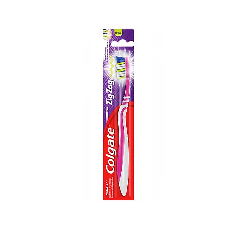 COLGATE TOOTHBRUSH ZIG ZAG MEDIUM