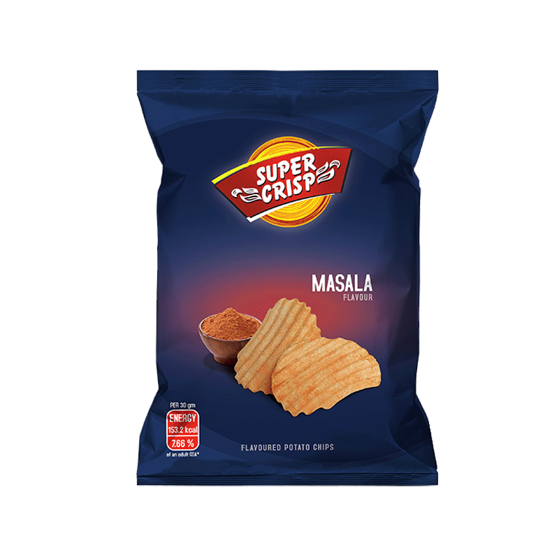 SUPER CRISP MASALA FLAVOUR CHIPS 119GM