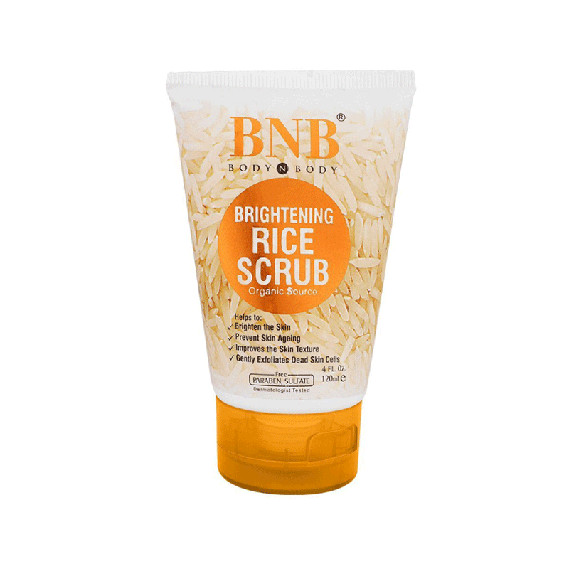 BNB BRIGHTNING RICE SCRUB 120ML
