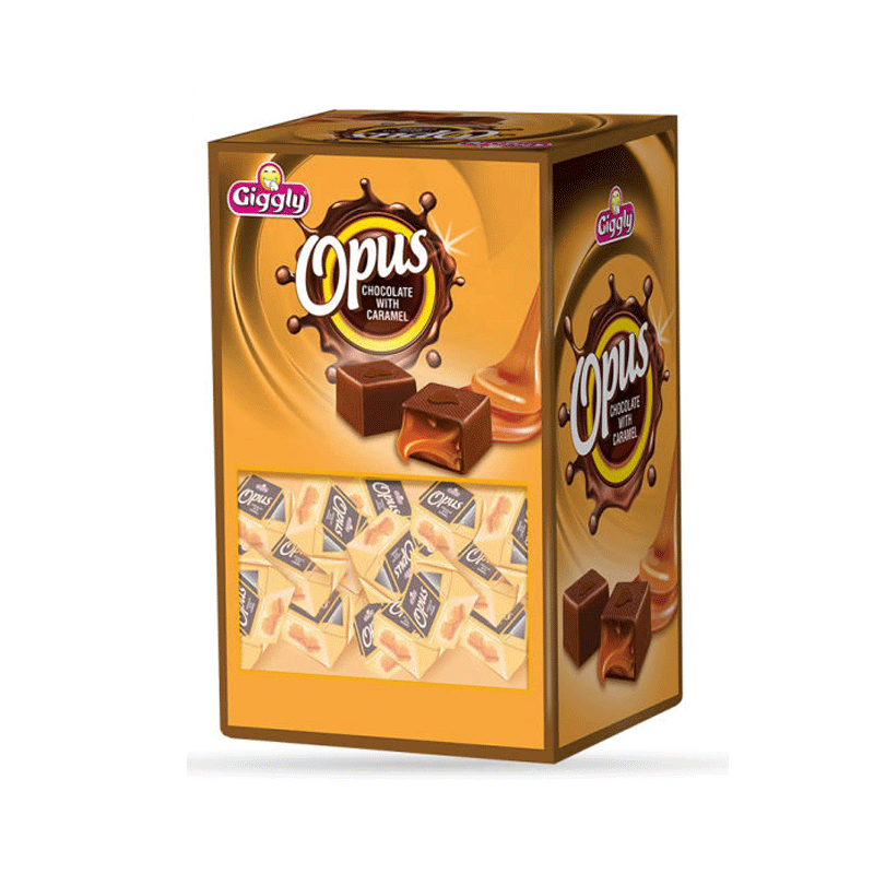 GIGGLY OPUS CHOCOLATE WITH CARAMEL 20'S BOX