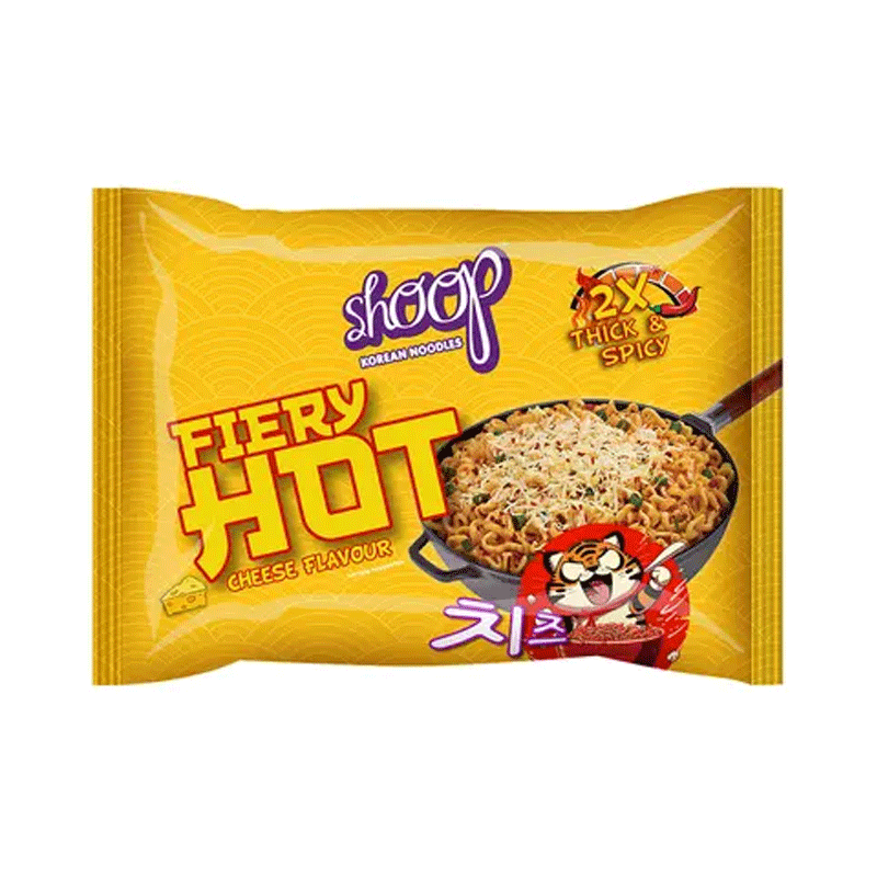 SHAN SHOOP FIERY CHEESE NOODLES 140GM