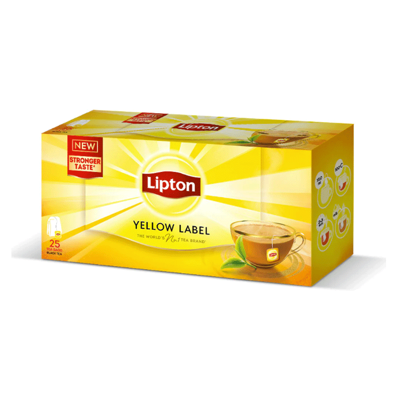 LIPTON TEA BAG YELLOW LABEL 25S