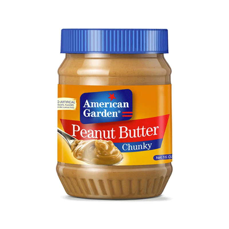 AMERICAN GARDEN PEANUT BUTTER CHUNKY 454GM