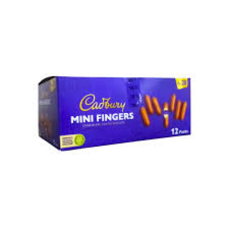 CADBURY CHOCOLATE BISCUIT MINI FINGER 12'S