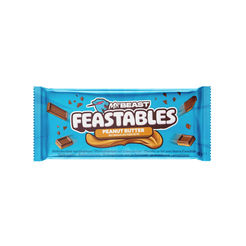 MR BEAST FEASTABLES PEANUT BUTTER CHOCOLATE 60GM