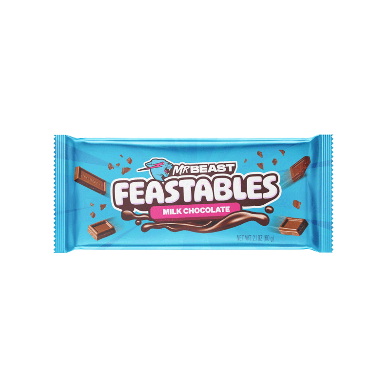 MR BEAST FEASTABLES MILK CHOCOLATE 60GM