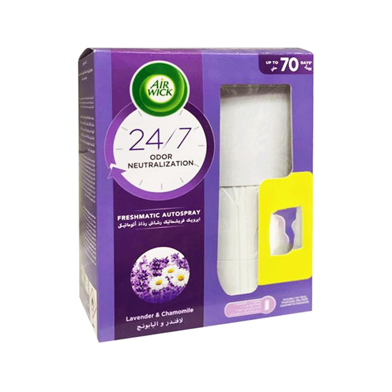 AIRWICK AIR FRESHNER MACHINE WITH REFILL LAVENDER CHAMOMILE