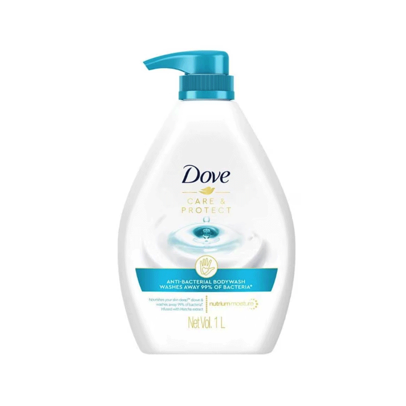 DOVE ANTI BACTERIAL BODY WASH 1LTR