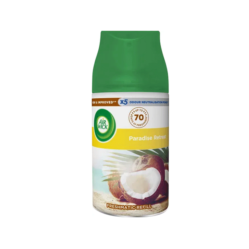 AIR WICK AIR FRESHNER REFILL PARADISE RETREAT 250ML
