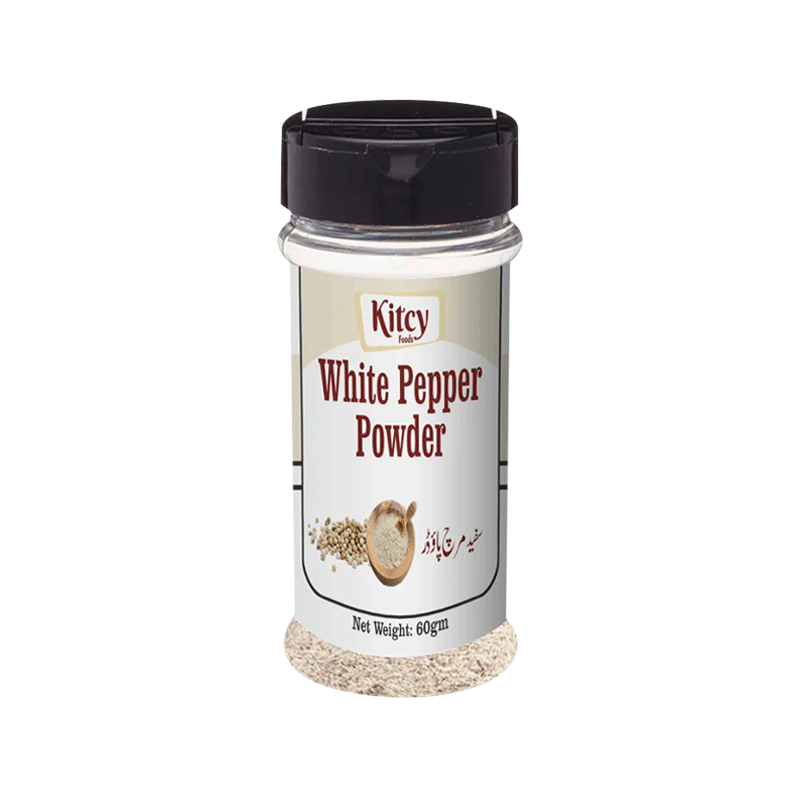 KITCY WHITE PEPPER POWDER 60GM