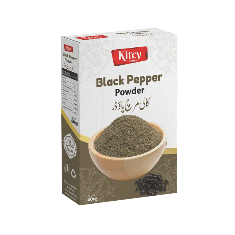 KITCY BLACK PEPPER POWDER 50GM