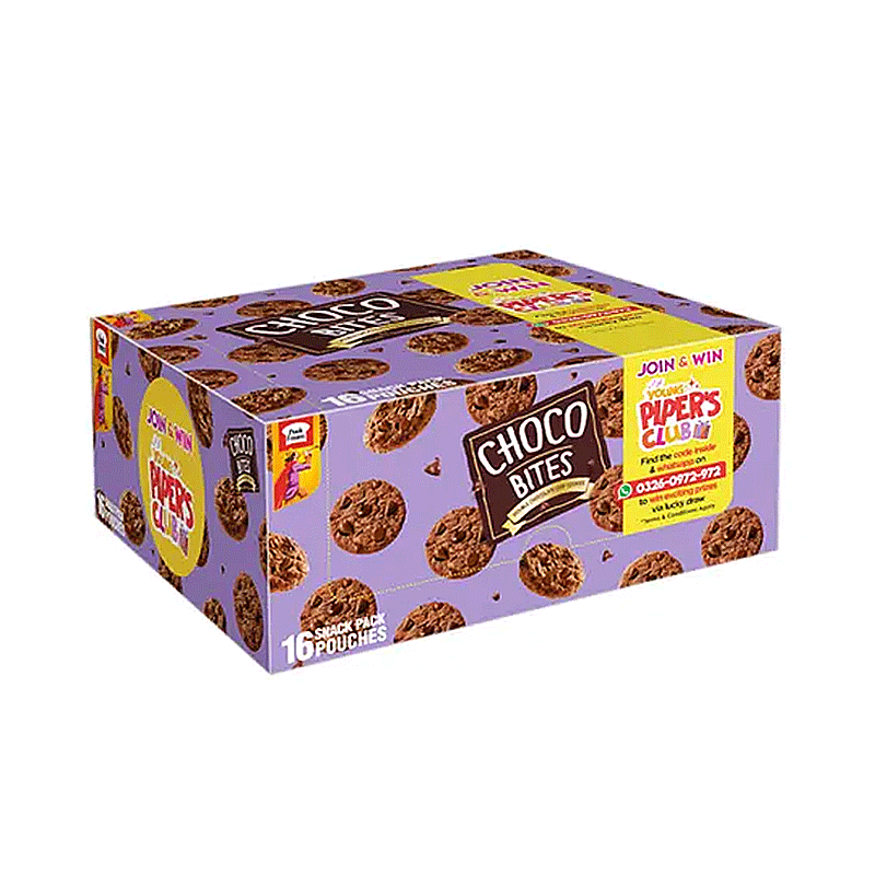 PEEK FREANS CHOCO BITES DOUBLE CHOCOLATE SNACK PACK POUCHES 16'S