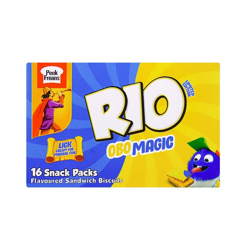 PEEK FREANS BISCUITS RIO OBO MAGIC SNACK PACK 16S