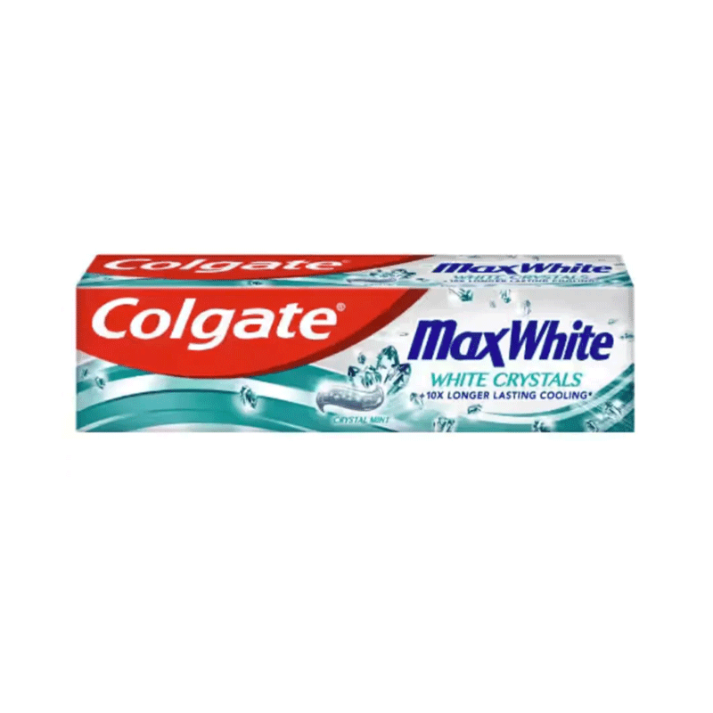 COLGATE TOOTHPASTE MAX WHITE WHITENING CRYSTAL 100ML IMP