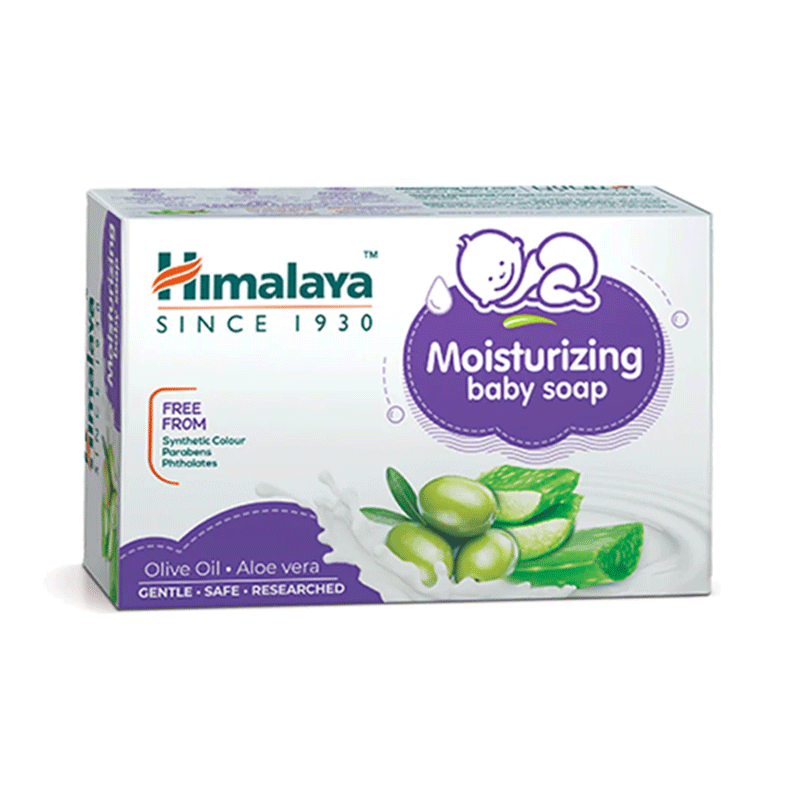 HIMALAYA SOAP MOISTURIZING BABY SOAP 125GM