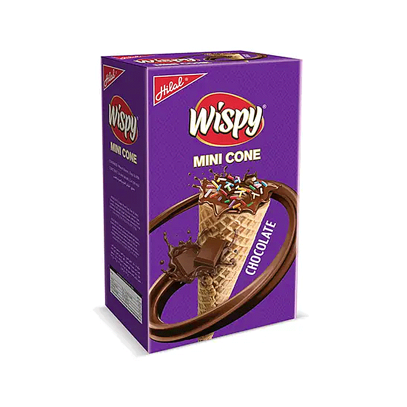 HILAL WISPY CRISPY MINI CONE CHOCOLATE 30'S