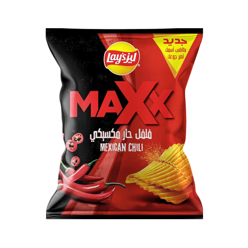 LAYS MAXX MEXICAN CHILLI CHIPS 160GM