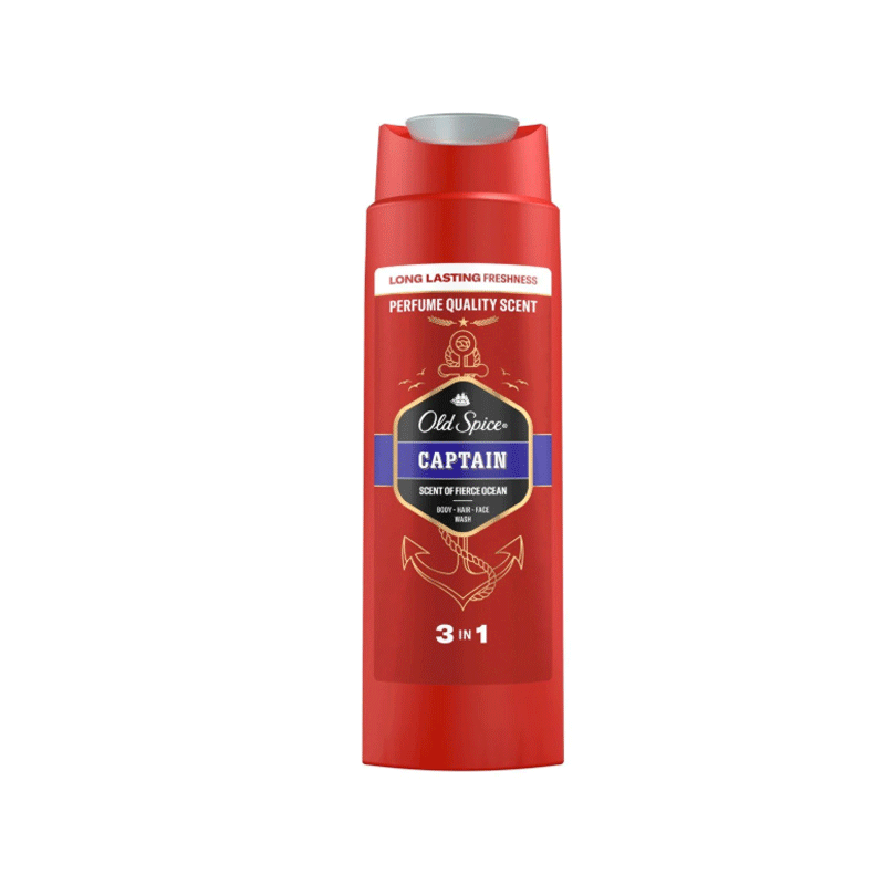 OLD SPICE SHOWER GEL CAPTAIN 3IN1 400ML