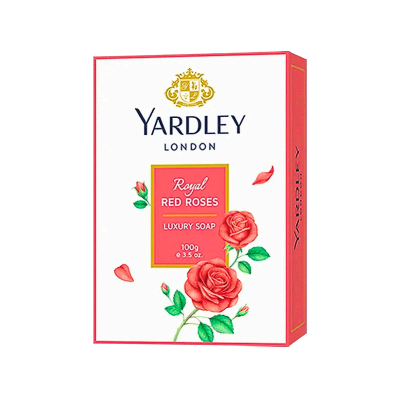 YARDLEY SOAP ROYAL RED ROSES 100GM