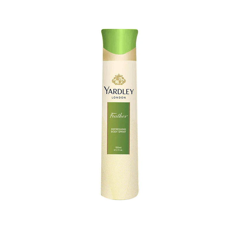YARDLEY BODY SPRAY WOMEN FEATHER REFRESHING 150ML