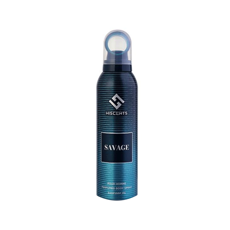 HISCENTS SAVAGE PERFUMED BODY SPRAY 200ML