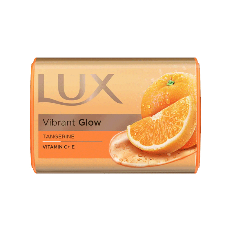 LUX SOAP VIBRANT GLOW TANGERINE 130GM