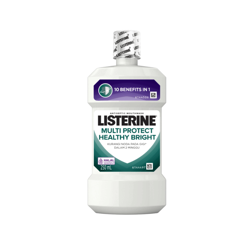 LISTERINE MOUTHWASH MULTI PROTECT HEALTHY BRIGHT 250ML