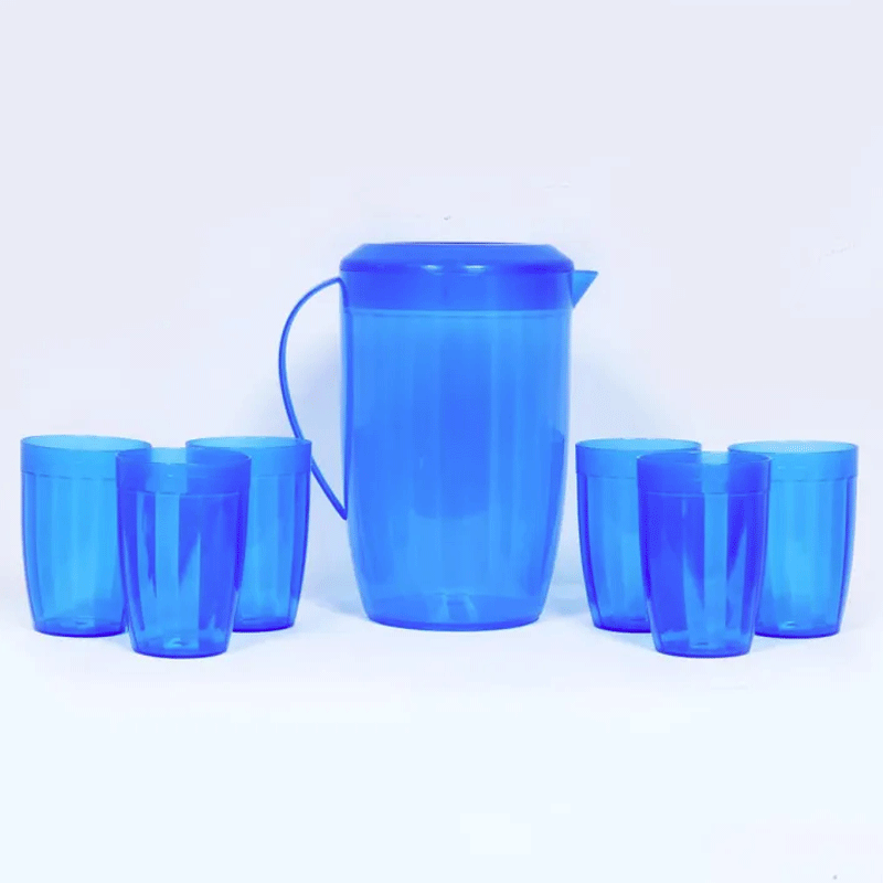 WE.C JUBBE PITCHER JUG GLASS WATER SET 7'S