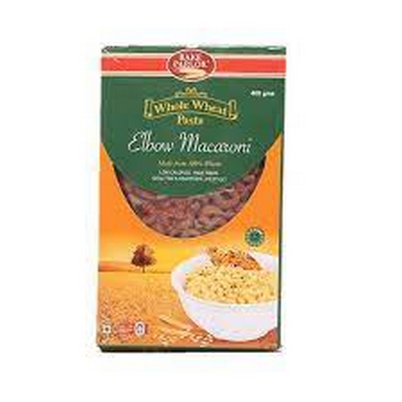 BAKE PARLOR MACRONI W.WHEAT ELBOW BOX 450GM