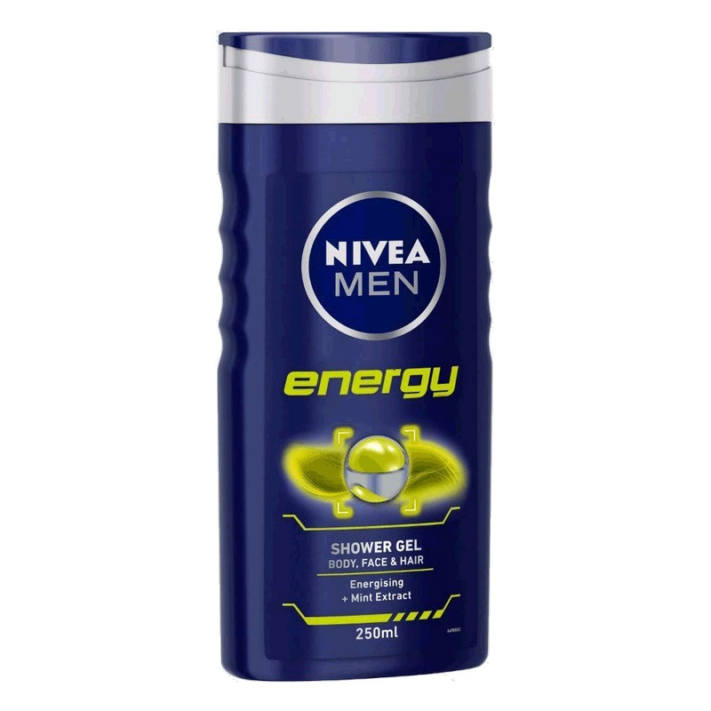 NIVEA SHOWER GEL ENERGY MEN 250ML