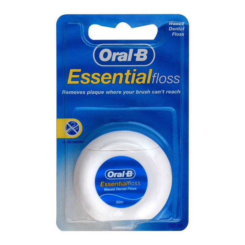 ORAL B ESSENTIAL FLOSS WAXED 50M