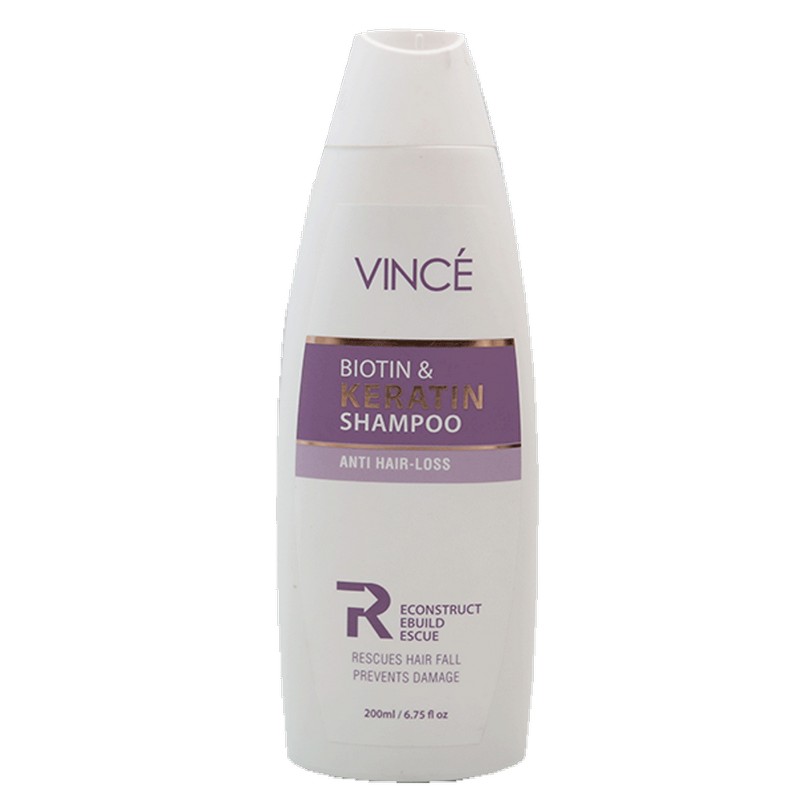 VINCE SHAMPOO BIOTIN&KERATIN ANTI HAIR LOSS 200ML