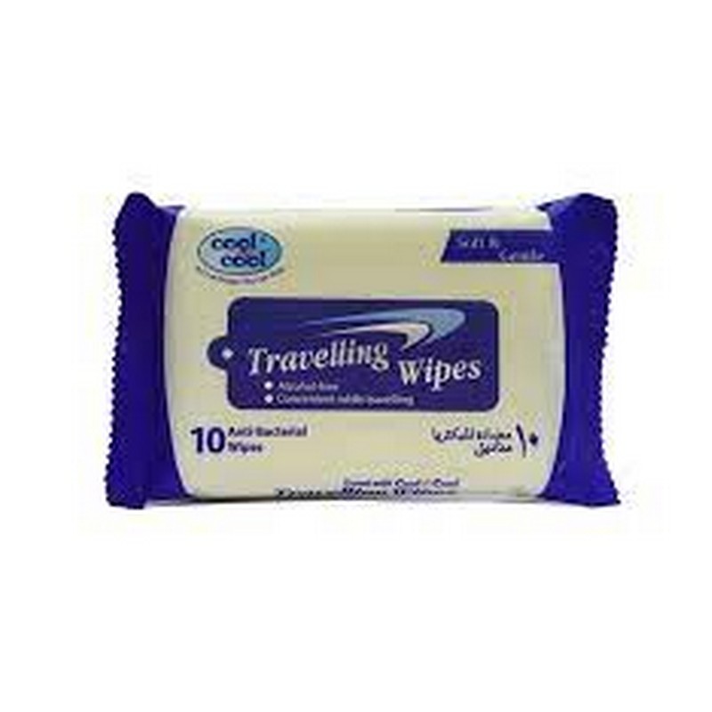 C & C TRAVELLING WIPES 10`S