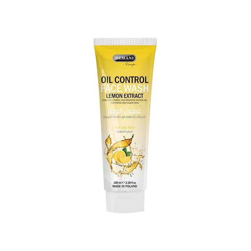 HEMANI FACE WASH OIL CONTROL LEMON 100ML
