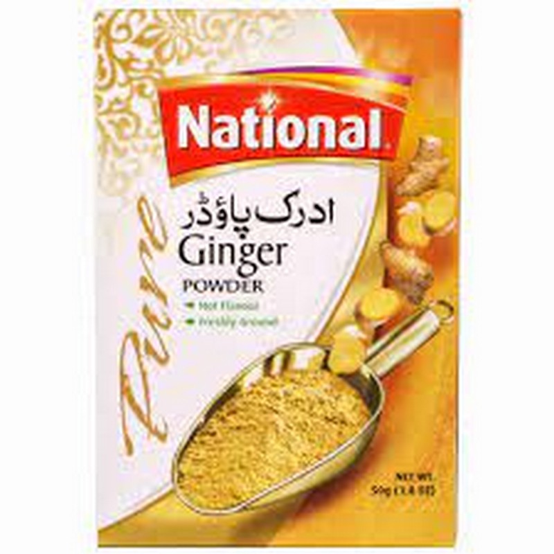 NATIONAL PURE GINGER POWDER 50GM
