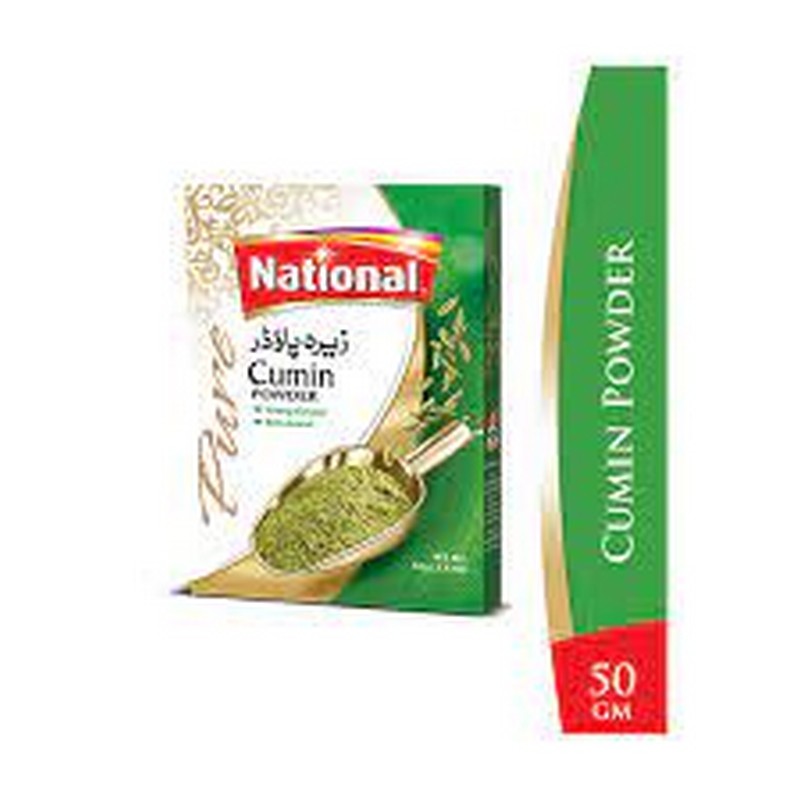NATIONAL PURE CUMIN POWDER 50GM