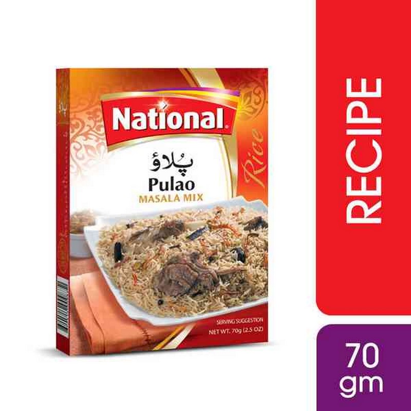 NATIONAL PULAO MASALA MIX 70GM